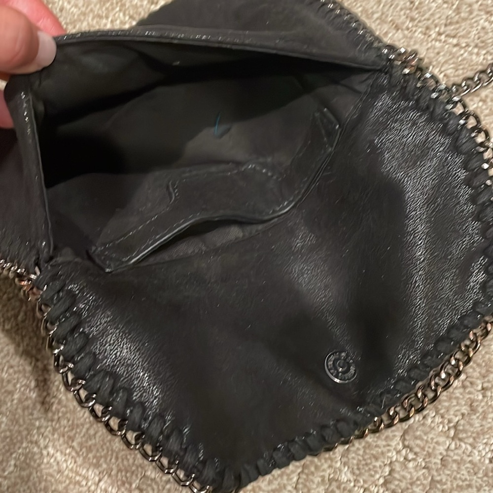 Stella McCartney Black Chain vegan Crossbody Bag - Picture 8 of 8